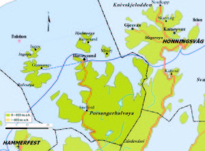 Måsøy kommunekart